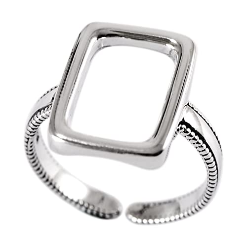Anneaux de phalange sterling pour femme bague réglable anti-irritation