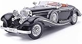 mercedes benz 500k roadster 1936 burago Innen und außen sehr detailliert.