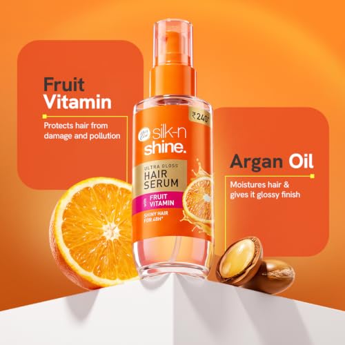 Image of Hair & Care Silk-n-Shine Hair Serum, 50ml