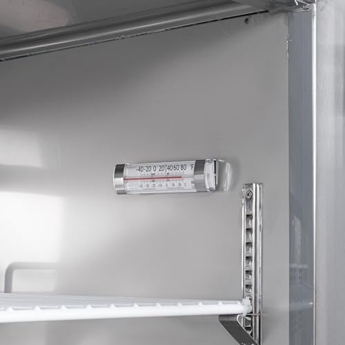 KoolMore KM-UCF-15SS 60 in. Two-Door Commercial Undercounter Freezer in Stainless Steel with Casters, ETL Listed, Stainless-Steel - Thumbnail 7