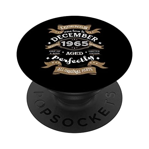 Leyendas nacieron en diciembre de 1965 regalo de cumpleaños PopSockets PopGrip Intercambiable