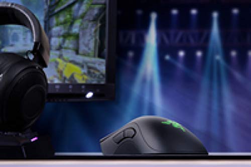DeathAdder Elite, Mouse per eSports con tasti mec anici, 16.000 DPI sensore ottico 5G, mouse interruttori, fino a 50 milioni di clic, fattore di forma ergonomico - Mouse gaming - Immagine 1
