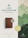 NLT Life Application Study Bible, Third Edition (Red Letter, LeatherLike, Brown/Mahogany, Indexed) Tyndale NLT Bible with Thumb Index, Updated Study Notes/Features, Full Text New Living Translation
