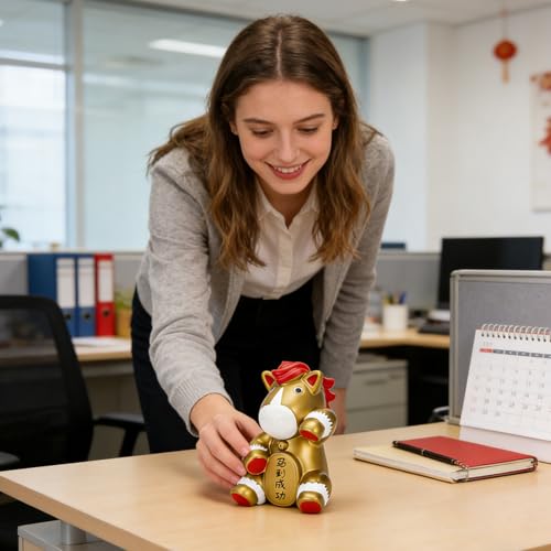 Hucha de caballo para decoración de dormitorio y mesita de noche 3