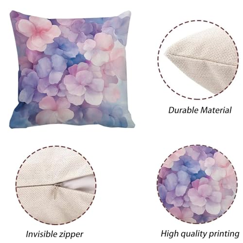 Coussin extérieur imperméable 30x30 violet résistant à l'eau pour terrasse