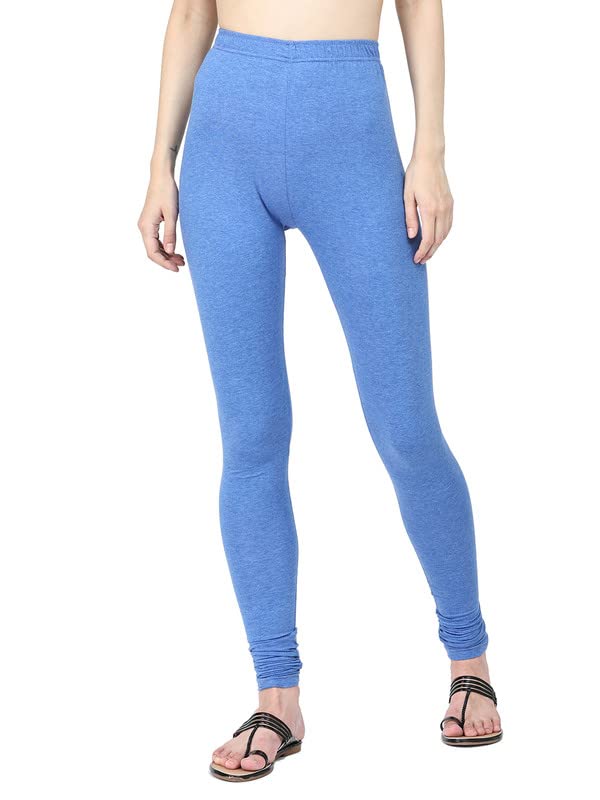 Image of Robinbosky Cotton Churidhar Leggings for Women - Stylish, Stretchable & Flattering Fit for All-Day Comfort