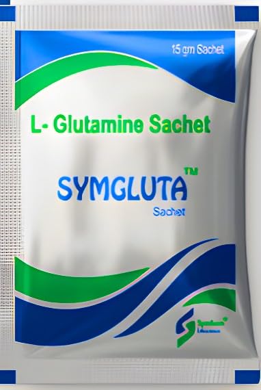 Image of Symgluta L-Glutamine 10gm Sachets (Pack of 10 sachets)