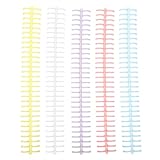 Fonctionnalité Principale: Ces anneaux de reliure offrent une solution rapide et propre pour organiser vos feuilles mobiles A4, facilitant la reliure personnalisée de documents pour un usage au bureau, à l'école ou à la maison