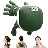 Massagegerät, 4D Nackenmassagegerät mit Wärme, USB Elektrische Schultermassagegerät 3 Modi & 2 Heizstufen, Tragbares Nacken und Schulter Shiatsu Massagegerät für Zuhause, Büro & Reise
