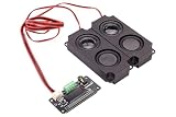 WM8960 Stereo Audio Codec HAT with 0.96 Inch OLED, Audio Playback & Recording Expansion Board, 3.5 mm Headphone Jack, Dual MEMS Microphones, Speaker Terminals, Compatible with Raspberry Pi