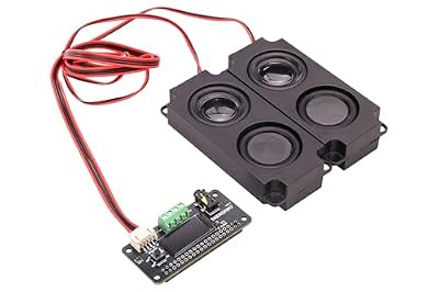 WM8960 Stereo Audio Codec HAT with 0.96 Inch OLED, Audio Playback & Recording Expansion Board, 3.5 mm Headphone Jack, Dual MEMS Microphones, Speaker Terminals, Compatible with Raspberry Pi