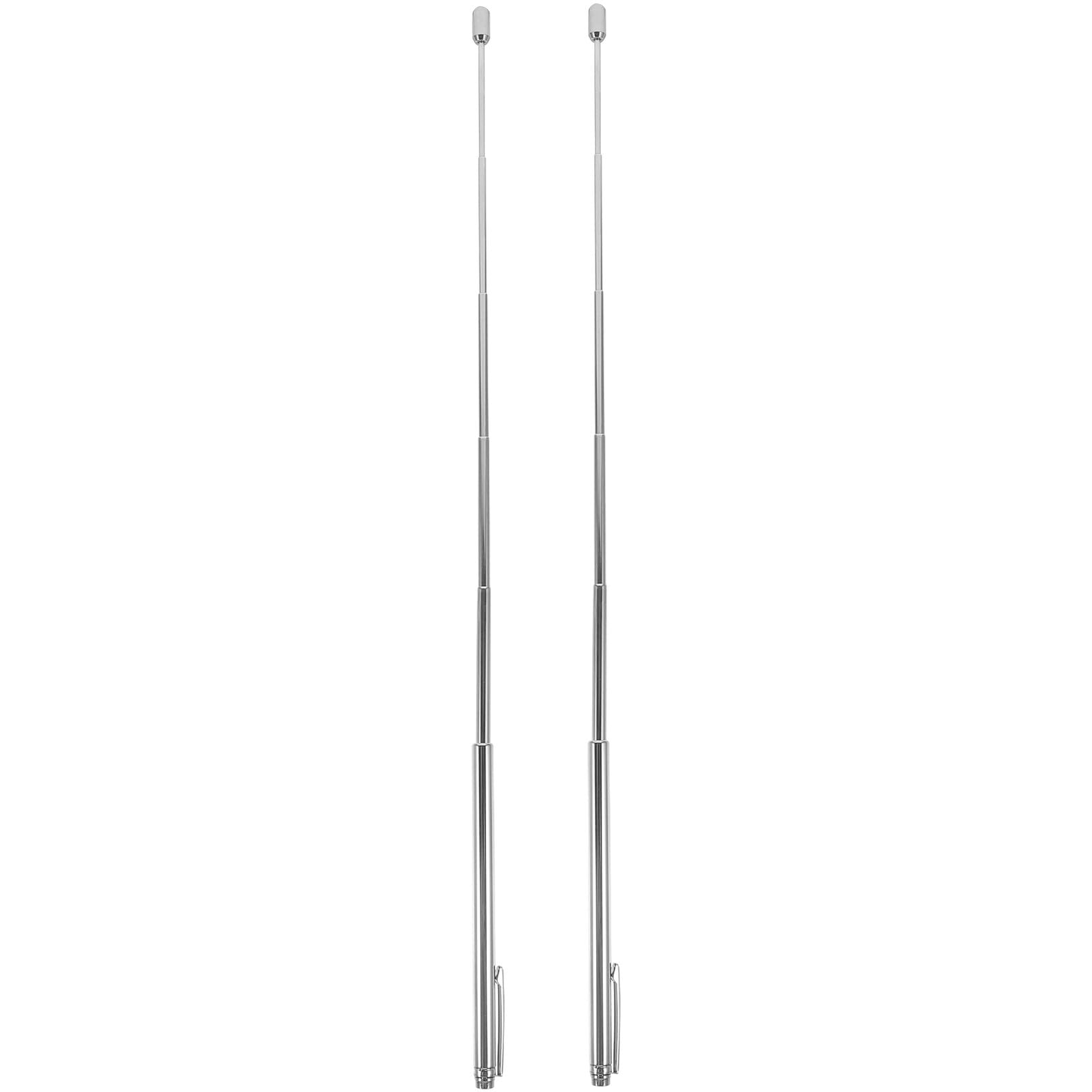 Baguettes sourcier INOX télescopiques lot de 2 pour détection extérieure