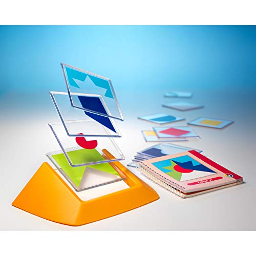 Farbcode: Holz gametray, mit 18 durchsichtigen Teilen, Booklet mit 100 Herausforderungen und Lösungen