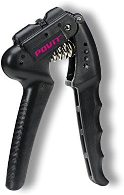 Hand Grip Strengthener 4 Tension Level- Adjustable Resistance Range 22 to 70 Lbs (10-32 Kg) -Increase Hand Wrist Finger Forearm Strength- Best Hand Exerciser Gripper Therapy for Musicians Athletes