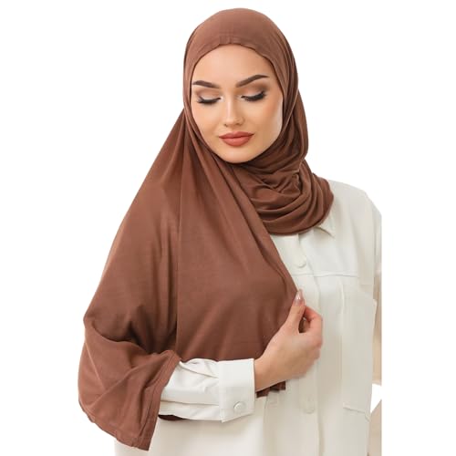 Instant Hijab Scarf For Women, Premium Jersey Head Scarf Wrap, Practical Jersey Hijab, Women Muslim Instant Hijab4
