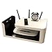 Produktbild JDH Set-Top-Box-Regal an Der Wand Befestigter Router-Prallblech Weiße Außenschicht-Wandbehang MDF, Mehrere Farben, Aufsatzschrank 4, EIN