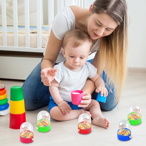 GUOYOU 12 Pcs Mini Basketball, Flipper Basketball, Finger Schießspielzeug, Kleines Spielzeug Korbwurf, für Jungen und Mädchen Kinder Party Geburtstag Party Mitgebsel, Gastgeschenke