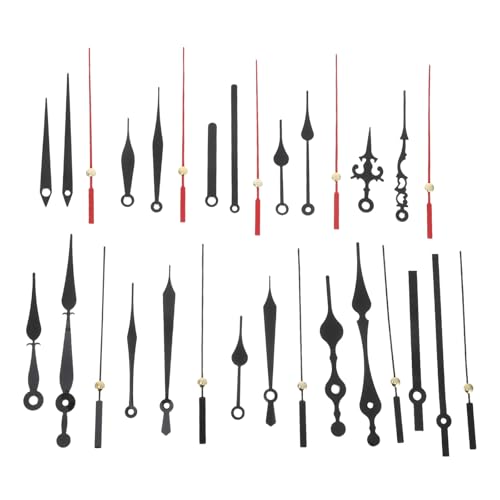 TOYMYTOY 10セット時計針:壁掛け時計の交換部品 - 時針と分針セット - 家庭用および小型メカニズムの部品アクセサリー