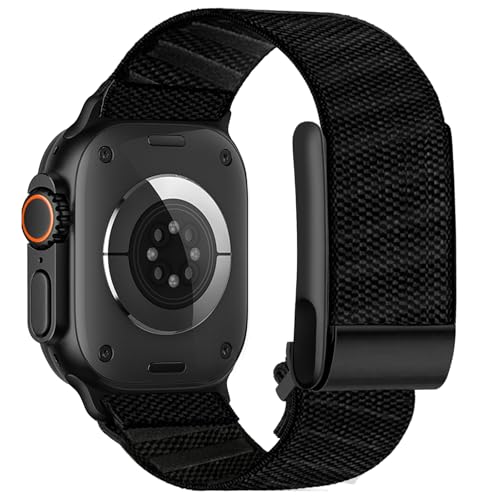 Anpzband Nylon Sport Band for Whoop 5.0 + Apple Watch Combo Band- Adjustable Elastic Breathable Hybrid Strap for Whoop 5.0 & Apple watch 1/2/3/4/5/6/7/8/9/10/11/SE/Ultra by Anpzband - Used condition - Image 2
