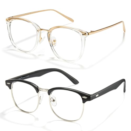 Image of Cyxus Blue Light Glasses for Women Men Stylish Computer Glasses Reduce Eye Strain UV Protection for Screen