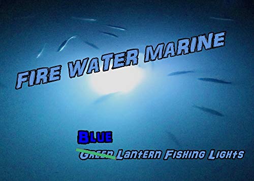 Fire Water Marine White or Blue Maxx Submersible Under Water Led Fishing Light (Blue)