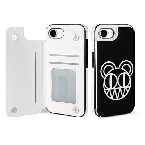 iPhone16E�p�P�[�X Radiohead ���f�B�I�w�b�h �蒠�^ �A�C�t�H��16E�p�J�o�[ ���z�^ �g�уJ�o�[ PU���U�[ �J�[�h���[ �X�^���h�@�\ �X�}�[�g�t�H���P�[�X