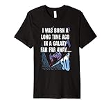 Star Wars I Was Born A Long Time Ago 50th Birthday Portrait Premium T-Shirt