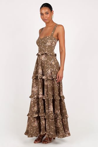 Petal & Pup Women's Lillee Tiered Maxi Dress3