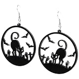 ¿Estás buscando joyas a juego para tu disfraz de Halloween o carnaval? Entonces nuestros aretes de aro grandes son perfectos para ti.