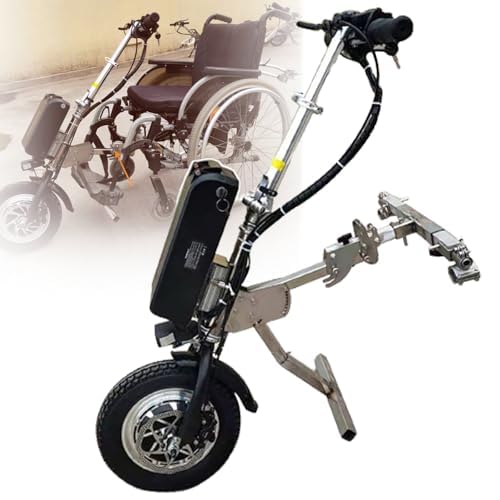 Kit de conversion pour fauteuil roulant électrique, alimentation 48 V avec lumières avant et LED, contrôle à 3 vitesses pour une meilleure mobilité