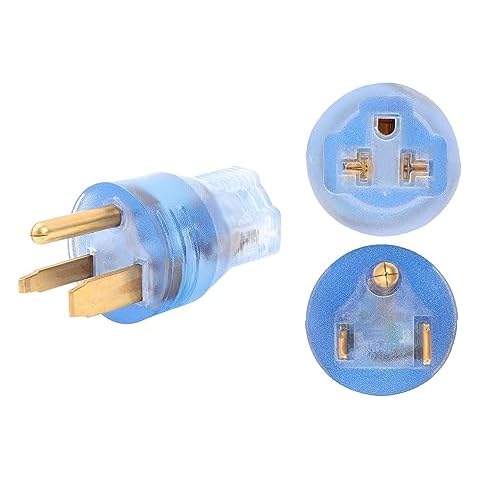 ONETAK NEMA 6-50P to 5-15R 5-20R 6-15R 6-20R Compact 240V 50 Amp 3 Prong Male Plug to 240V 15 Amp 20 Amp 3 Prong Female Receptacle Generator Welder Dryer EV Charger Power Cord Adapter Connector Cover