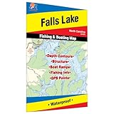 Falls Lake Fishing Map