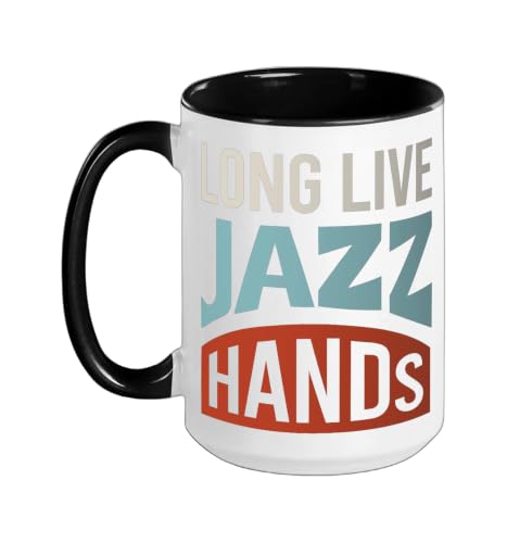 Long Live Jazz Hands Ceramic Mug