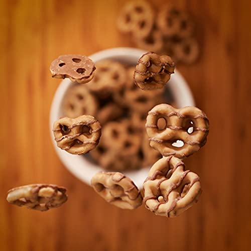 Reese's Milk Chocolate Peanut Butter Candy Dipped Pretzels, Unwrapped, Bite Sized Snack, 8.5 Oz Bag #TOP3