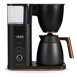 Café Specialty Drip Coffee Maker | 10-Cup Insulated Thermal Carafe | WiFi Enabled Voice-to-Brew Technology | Smart Home Kitchen Essentials | SCA Certified, Barista-Quality Brew | Matte Black