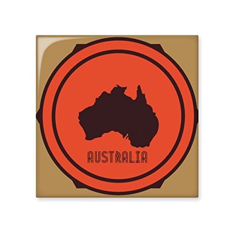Biscuit carrelage céramique mural grand format avec illustration emblème Australie