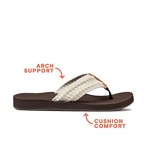 reef cushion threads vintage white