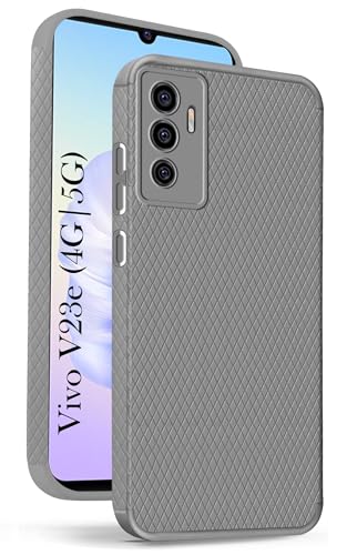 Image of Jkobi Back Cover Case for Vivo V23e 4G | 5G (Liquid Silicone | Side Grip | Camera Protection)