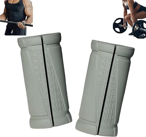 JITUIHOM Angled Barbell Grips,Ergonomic Rotating Handles Weightlifting, Dumbbell Grips for Hands,Arm Training Rod Grips,Compatible with Dumbbells,Barbells & Strength Training Accessories