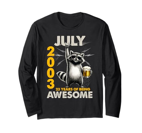 23rd Birthday Raccoon Beer July 2003 Vintage 23 Years Old ����T�V���c