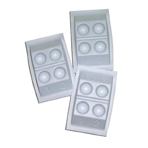 House Brand CO170 Disposable Mixing Well 2-Well 200/Bx
