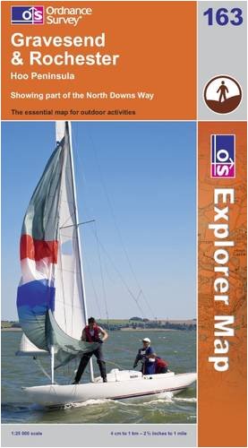 OS Explorer map 163 : Gravesend & Rochester