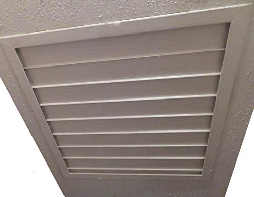 Residential Fan Shutter Cover Attic Exhaust Vent Stop Sealer Door Insulation Kit #TOP1