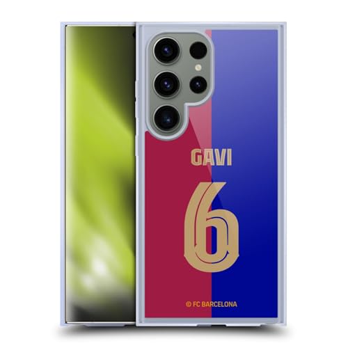 Coque compatible MagSafe Samsung S24 Ultra FC Barcelona Gavi housse gel 5G