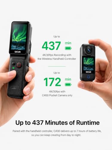 Image of SJCAM C400 4K Vlogging Camera Vlog,7H Battery Recording,for Vocation,Trips