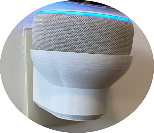 Suporte Apoio Tomada horizontal SPACE 20 Amazon Echo Dot 3 (BRANCO)