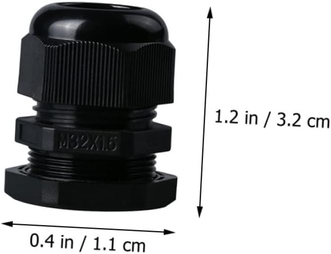 20pcs Waterproof Nylon Cable Glands with Gasket for Wires