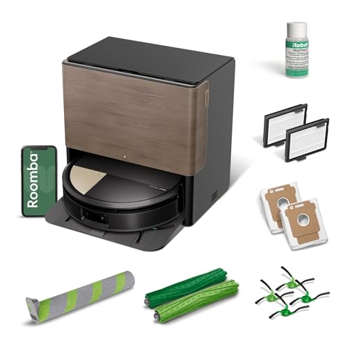 iRobot® Roomba® Max 705 Combo Robot + AutoWash Dock - Extending Self-Cleaning Roller, Roller Washing & Heated Drying, Self-Empties, Recognizes and Avoids Obstacles, LiDAR Navigation