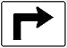 ADVANCE TURN ARROW RIGHT, 080 EGP REF AL, 15 x 21" (2 Pack)