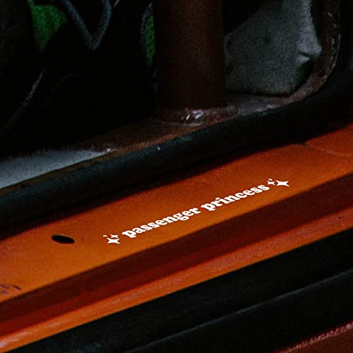 Aolamegs Passenger Princess Sticker, 3 Pack Cute Stickers For Car Window Rearview Mirror, Funny Girl Car Accessories Car Mirror Decal (White) #TOP5